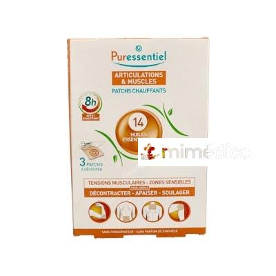 ARTICULACIONES Y MUSCULOS CON CALOR 14 AE 3PARCHES PURESSENTIEL