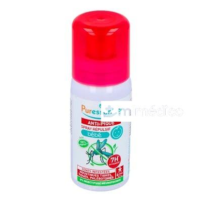 SPRAY ANTI-PIC REPELENTE Y CALMANTE BEBE 60ML. PURESSENTIEL