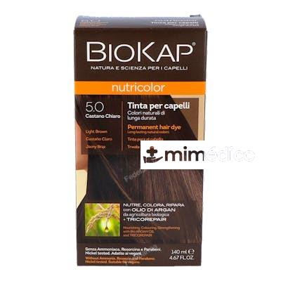 TINTE LIGT BROWN DYE 140ML. CASTANO CLARO ·5.0 BIOKAP