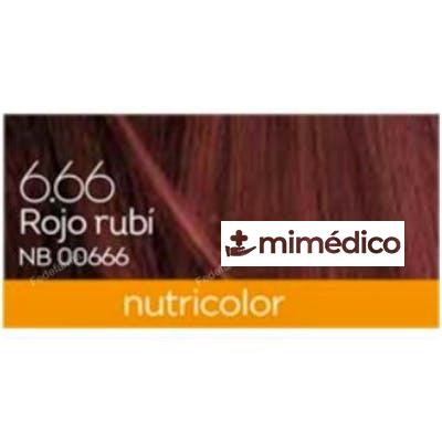 TINTE RED RUBY DYE 140ML. ROJO RUBI ·6.66 BIOKAP