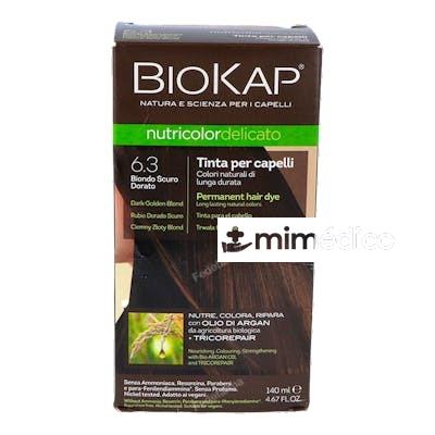 TINTE RUBIO DORADO OSCURO 140ML. 6.30 DELICATO BIOKAP