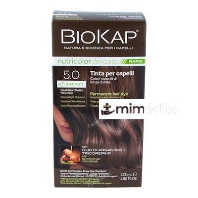 BIOKAP RAPID CASTANO CLARO NATURAL 5.0 TUBO 140ML. BIOKAP