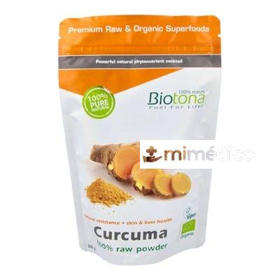 CURCUMA RAW POWDER 200GR. BIO BIOTONA