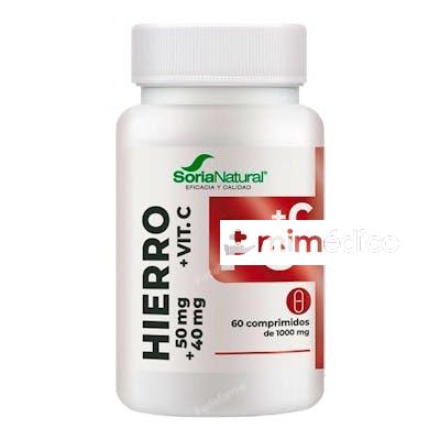 HIERRO LIBERACION SOSTENIDA 1000MG 60COMP. SORIA NATURAL