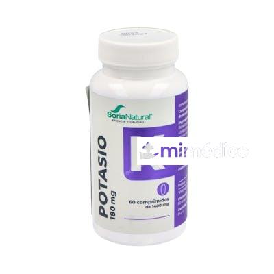 POTASIO LIBERACION SOSTENIDA 1400MG 60COMP. SORIA NATURAL