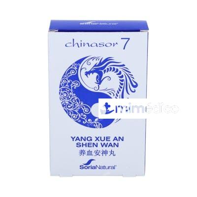 CHINASOR 07 YANG XUE AN SHEN WAN 30COMP. SORIA NATURAL