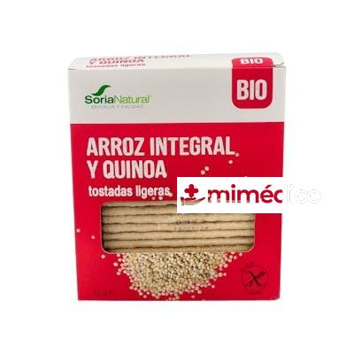 TOSTADAS DE ARROZ INTEGRAL Y QUINOA 85GR. BIO SORIA NATURAL