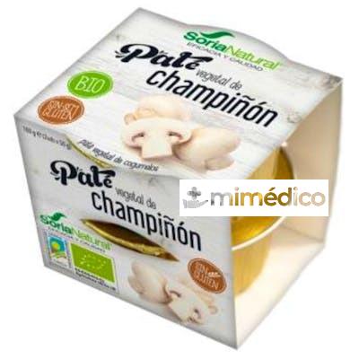 PATE VEGETAL DE CHAMPIÑON 2UDSX50GR. BIO SORIA NATURAL