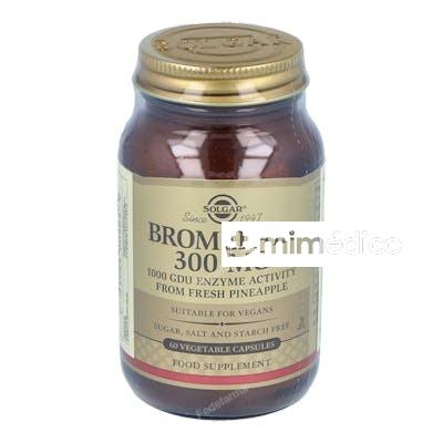 BROMELINA 300MG. 60CAP. SOLGAR