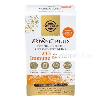ESTER C EFERVESCENTE VIT C 1000MG. 7SBRS. SOLGAR