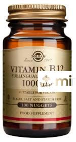 VITAMINA B12 1000MCG. 100COMP.  SOLGAR