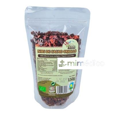 CACAO CRIOLLO EN NIBS 150GR. ECO EL ORO DE LOS ANDES