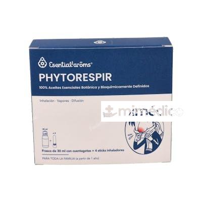 PHYTORESPIR FRASCO 30ML. + 4 STICKS INHALADORES ESENTIAL AROMS