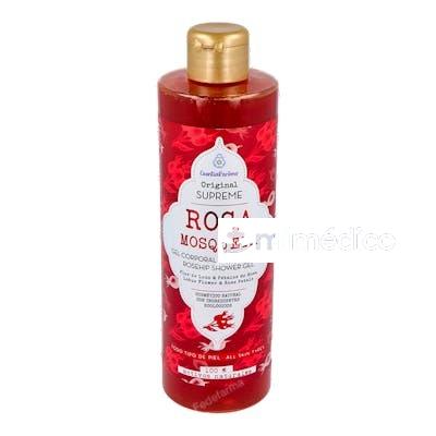 GEL CORPORAL ROSA MOSQUETA SUPREME 500ML. ESENTIAL AROMS