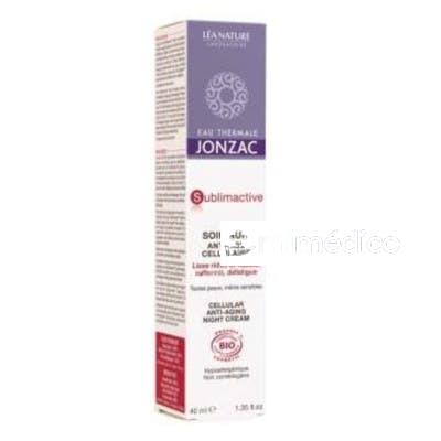 SUBLIMACTIVE CREMA DE NOCHE ANTIEDAD 40ML. BIO JONZAC ECO-BIO