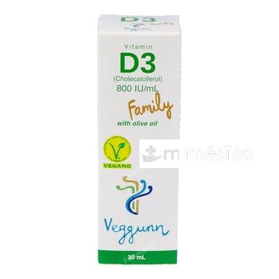 VITAMINA D3 FAMILY 30ML. VEGGUNN