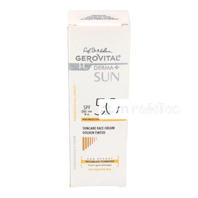 GEROVITAL CREMA SOLAR SPF50 TONO DORADO 50ML. GEROVITAL H3 (DRA. ANA ASLAN)