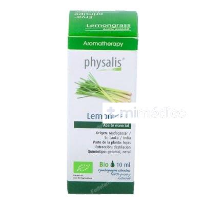 ESENCIA LEMONGRAS 10ML. BIO PHYSALIS