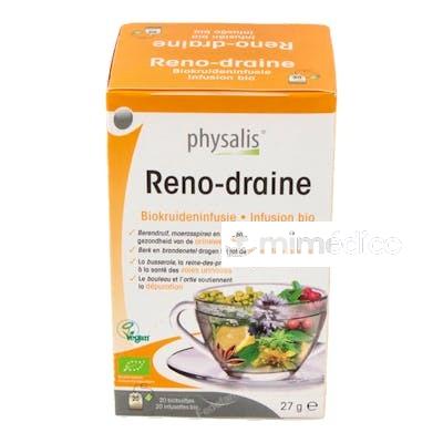 RENO-DRAINE INFUSION 20FILTROS BIO PHYSALIS
