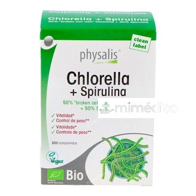 CHLORELLA+SPIRULINA BIO 200COMP. PHYSALIS