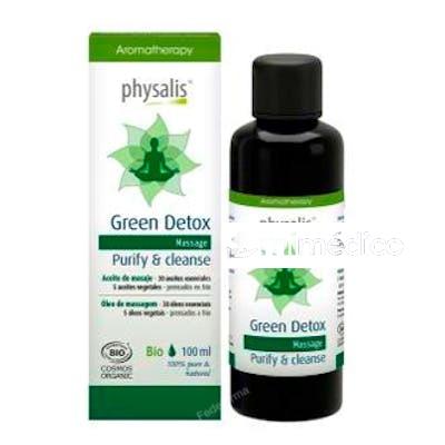 GREEN DETOX PURIFICA Y LIMPIA ACEITE MASAJE 100ML. PHYSALIS