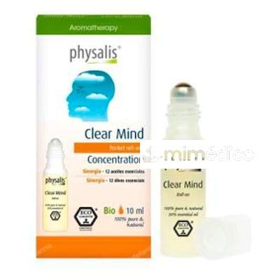 CLEAR MIND CONCENTRACION ROLL-ON 10ML. BIO PHYSALIS