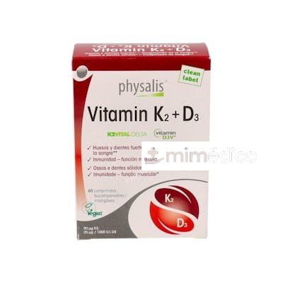 VITAMIN K2+D3 60COMP. VEGAN PHYSALIS