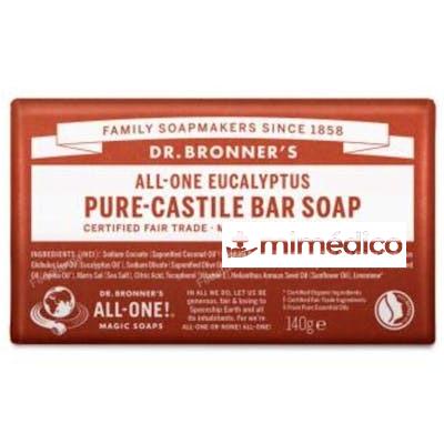 JABON EN PASTILLA EUCALIPTO 140GR. DR. BRONNER`S