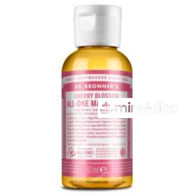 JABON LIQUIDO FLOR DE CEREZO 60ML. DR. BRONNER`S
