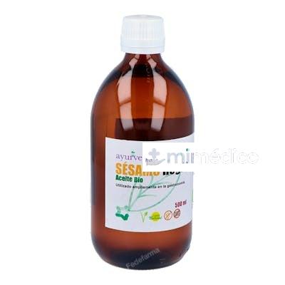 ACEITE DE SESAMO NEGRO 500ML. AYURVEDA AUTENTICO