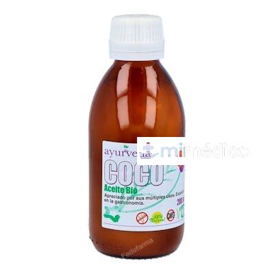 ACEITE DE COCO PURO 200ML. AYURVEDA AUTENTICO