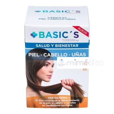 CORPORE BASICS PIEL CABELLO UÑAS 60CAP. CORPORE DIET