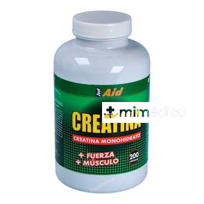 CREATINA (MONOHIDRATO PURA) 200CAP. JUST AID