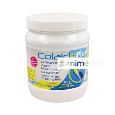 COLAID PLUS COLAGENO,AC.HIALURONICO 360GR. JUST AID