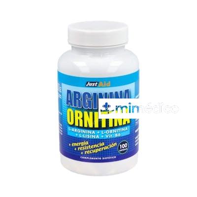 ARGININA+ORNITINA (AMINOACIDOS) 100COMP. JUST AID
