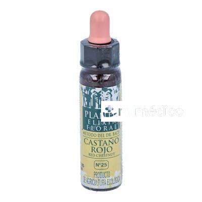 RED CHESTNUT PLANTIS FLORES DE BACH Nº 25 10ML. ARTESANIA