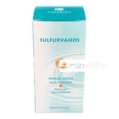 VAHOS AGUA SULFURADA (2FRASCOS:F.1 25ML./F.2 500ML AVERROES