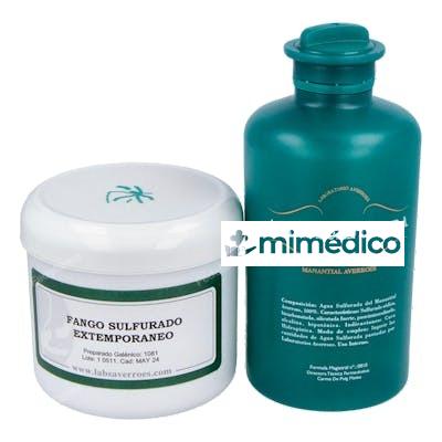 FANGO SULFURADO EXTEMPORANEO 400GR.+500ML.AGUA SUL AVERROES