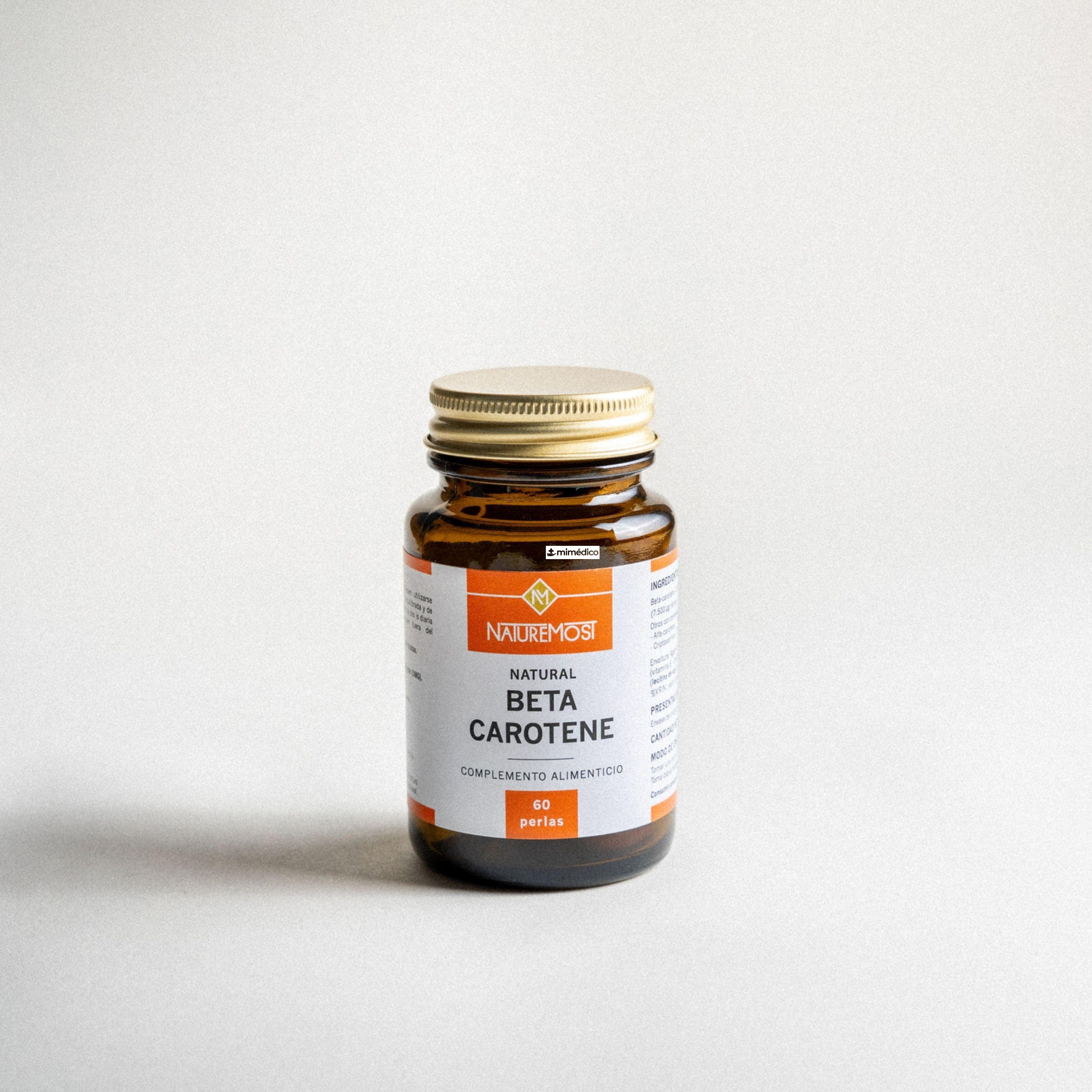 NATURAL BETACAROTENE - 100 PERLAS - NATUREMOST