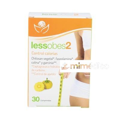 LESSOBES 2 CONTROL CALORIAS 30COMP. BIOSERUM