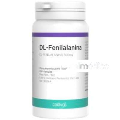 DL-FENILALANINA (PHENYLALANINE) 500MG.100CAP. CODIVAL