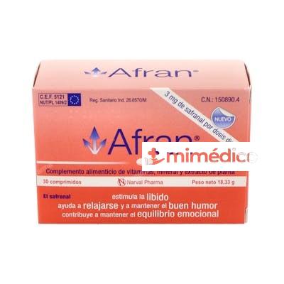 AFRAN 30COMP. NARVAL PHARMA, S.A.