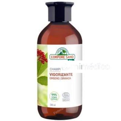 CHAMPU REVITALIZANTE GINSENG Y GRANADA BIO 300ML. CORPORE SANO