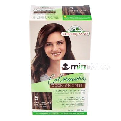 TINTE CASTANO CLARO (5) 140ML. CORPORE SANO