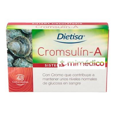 CROMSULIN A (DIABETES) 48COMP DIETISA