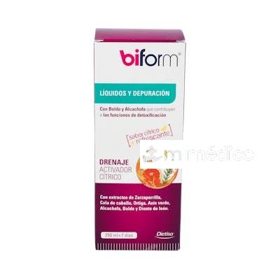 BIFORM DRENAJE ACTIVADOR CITRICO SIN FUCUS 250ML. DIETISA