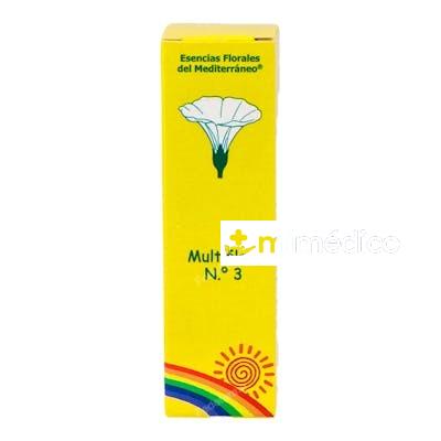 MULTIFLOR Nº 3 INSEGURIDAD-MIEDO 30ML E.F.MEDITERRANEO