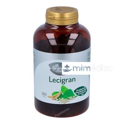 LECITINA DE SOJA LECIGRAN 740MG. 360PERLAS EL GRANERO
