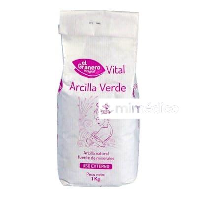 ARCILLA VERDE 1KG. EL GRANERO
