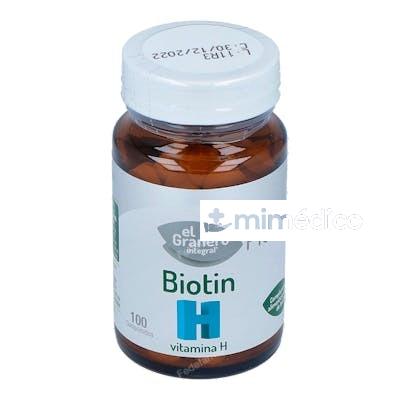 BIOTIN (BIOTINA VIT.H) 100COMP. EL GRANERO
